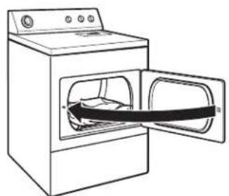 Crosley CGD126SDW - Charger la séchuse - 1