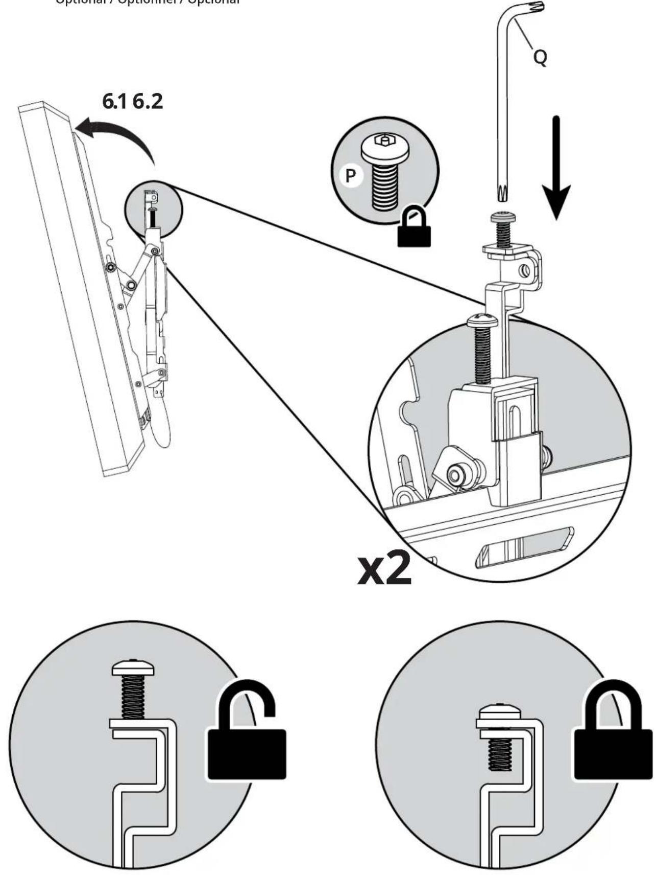 Kanto PT400 - 6a. Secure TV / Fixe le télé / Asegure el TV - 1