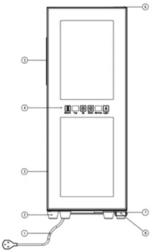 HAIER HVTEC18DABS - PARTS AND FEATURES - 1