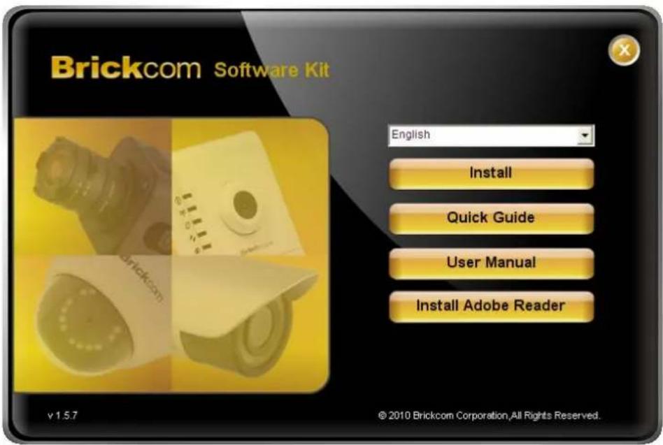 Brickcom OB130AFD2 - Software Installation - 1