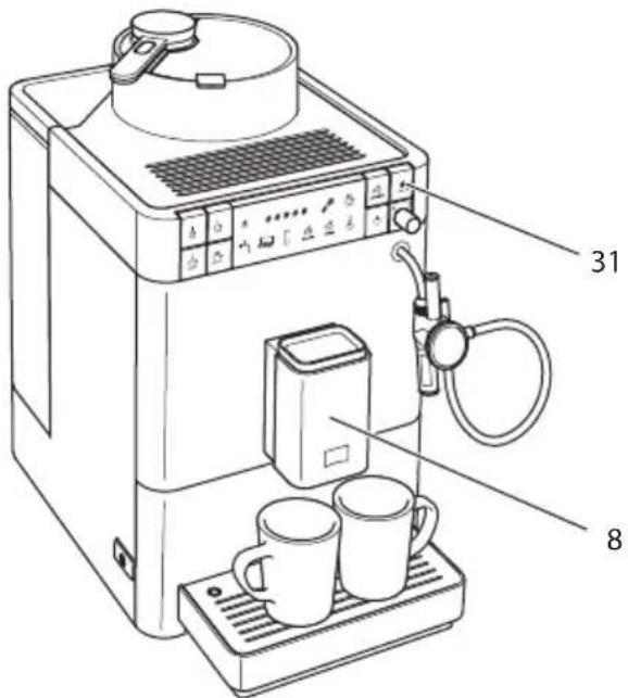 MELITTA Caffeo Passione Varianza CS - Twee koffiespecialiteiten tegelijk bereiden - 1