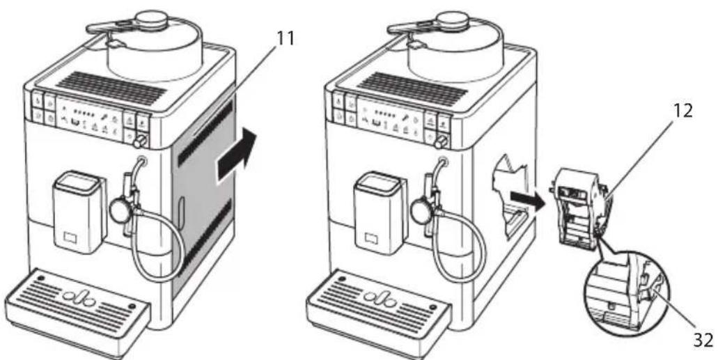 MELITTA Caffeo Passione Varianza CS - Elektrische schok bij het reinigen van het geopende apparaat - 1