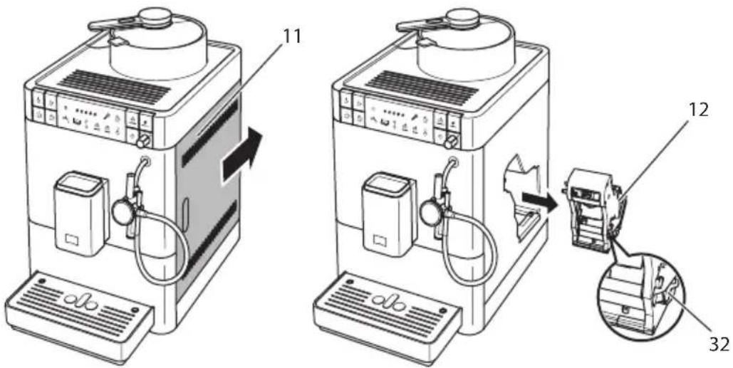 MELITTA Caffeo Passione Varianza CS - Electric shock when cleaning the open appliance - 1