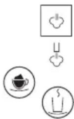 MELITTA Caffeo Passione Varianza CS - Eau chaude qui s'écoule et tube vapeur très chaud - 1
