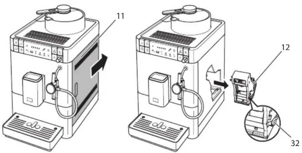 MELITTA Caffeo Passione Varianza CS - Stromschlag beim Reinigen des geöffneten Geräts - 1
