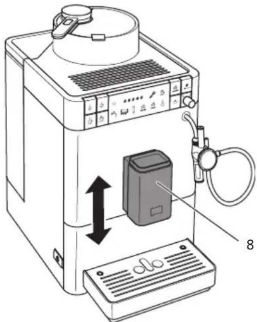 MELITTA Caffeo Passione Varianza CS - Adjusting the outlet for coffee beverages - 1