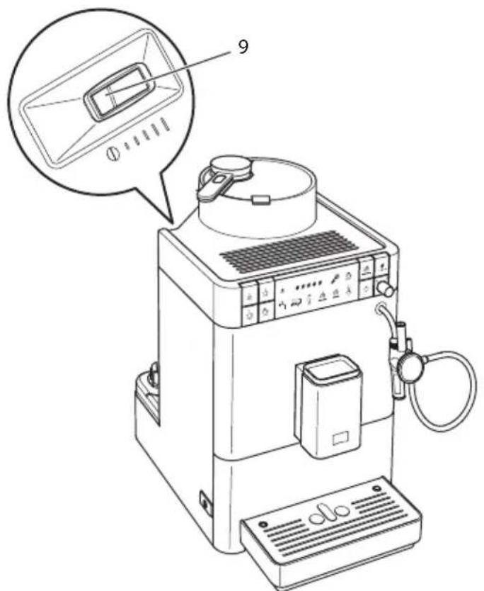 MELITTA Caffeo Passione Varianza CS - Maalgraad instellen - 1