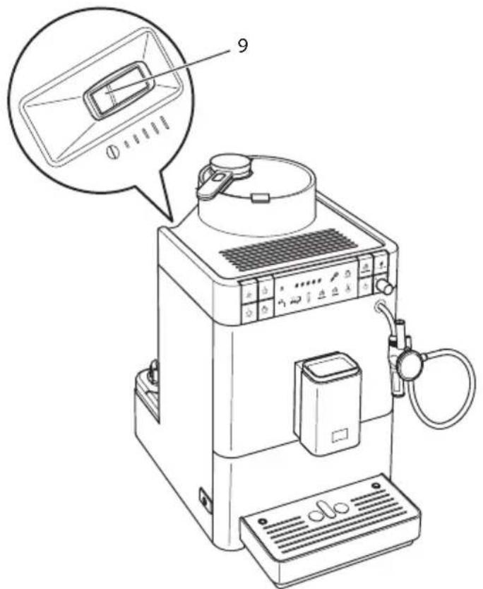 MELITTA Caffeo Passione Varianza CS - Regolazione del grado di macinazione - 1