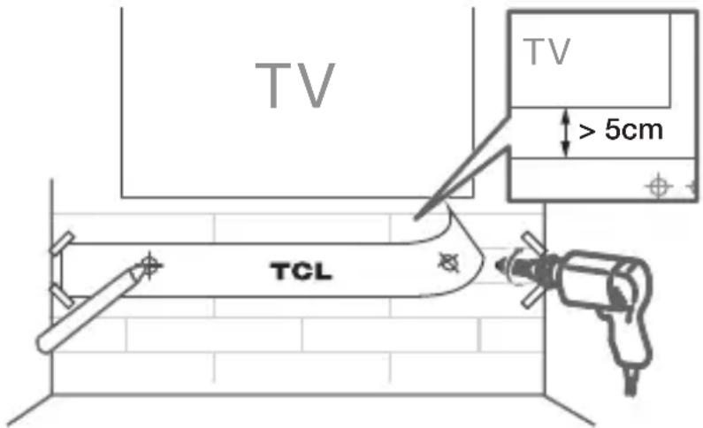TCL Alto 6 TS6100 - Monter votre barre de son sur le mur - 3