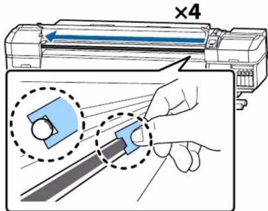 EPSON SureColor SCS60600L - Procedure de graissage de la tige B du chariot - 1