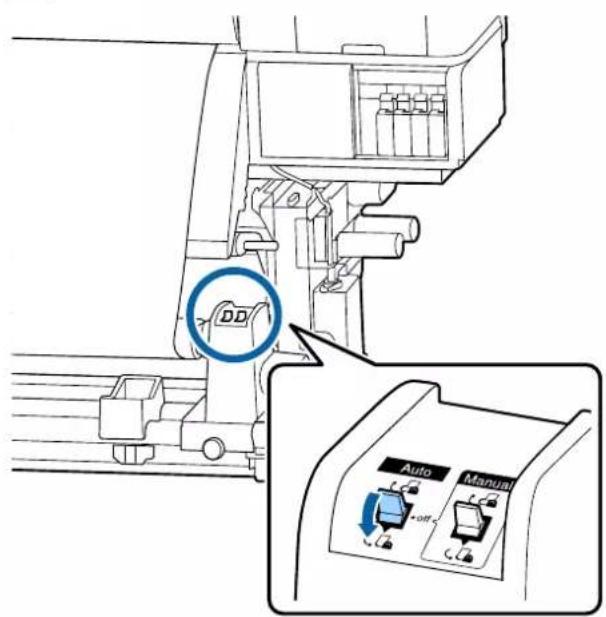 EPSON SureColor SCS60600L - Placez le commutateur Auto sur - 1