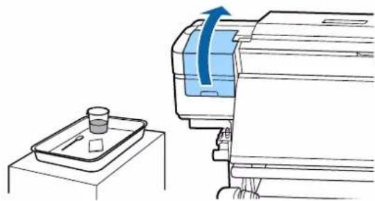 EPSON SureColor SCS60600L - Nettoyage autour de la tete d'impression - 1