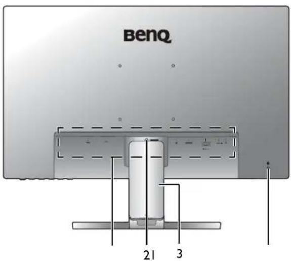 BENQ BL2780 - Vue arrière - 1