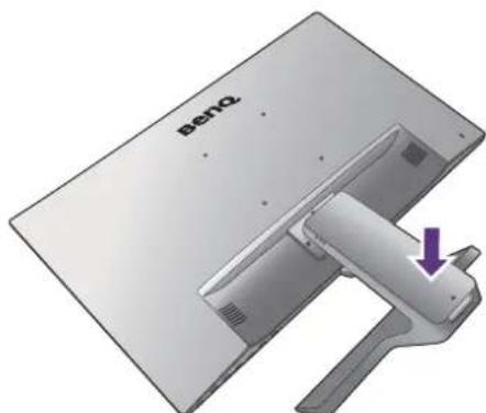 BENQ BL2780 - Retirez le support du moniteur. - 2