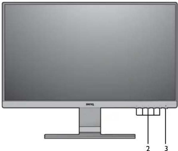 BENQ BL2780 - Vue avant - 2
