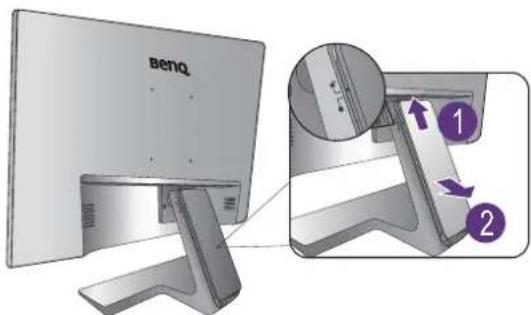 BENQ BL2780 - Fixez la base du moniteur. - 13
