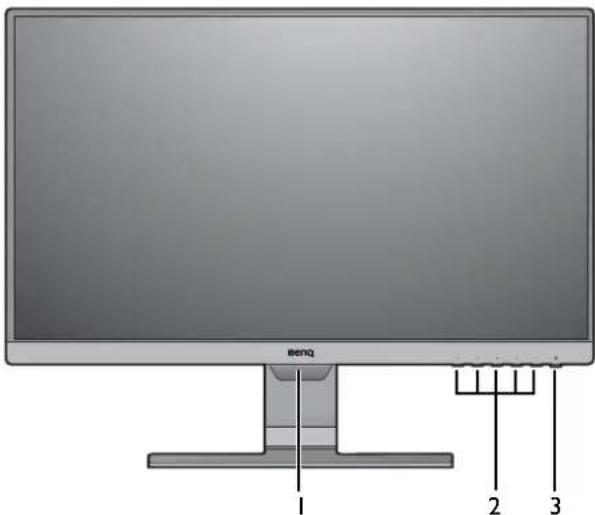 BENQ BL2780 - Vue avant - 1