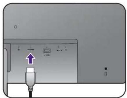 BENQ BL2780 - Connectez le casque. - 2