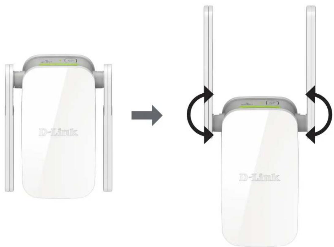 D-LINK DAP1610 - Configuration des antennes - 1