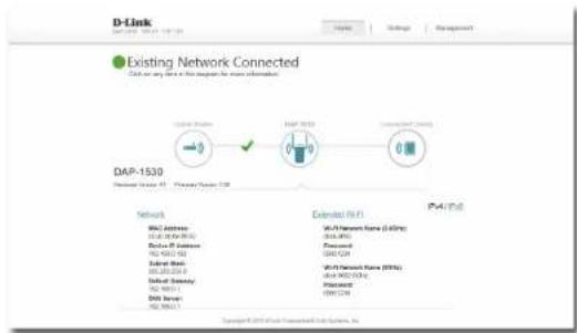 D-LINK DAP1610 - Configuration Accueil - 2