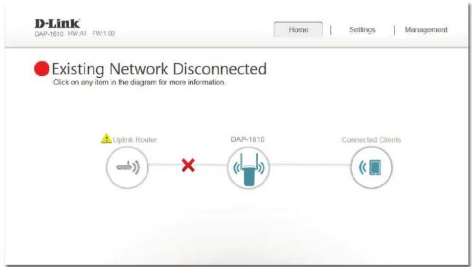D-LINK DAP1610 - Configuration Accueil - 1