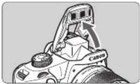 CANON EOS Rebel T100 - ↓ Using the Built-in Flash - 1