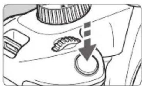 CANON EOS Rebel T100 - Press the shutter button halfway. - 1