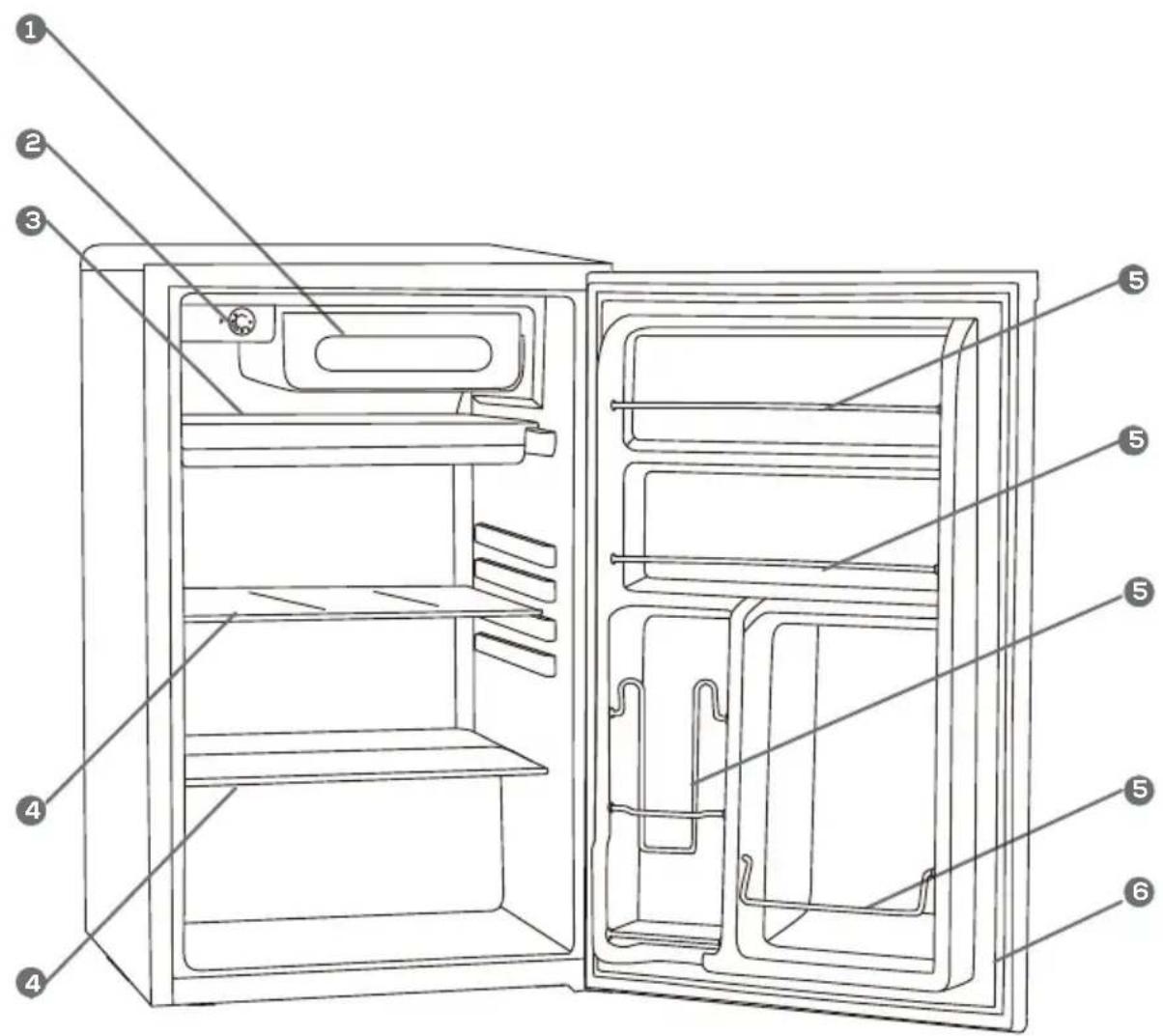 RCA RFR465 - DOOR OPEN - 1