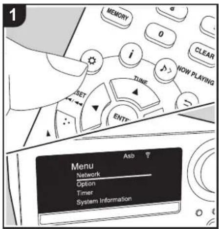 ONKYO CSN575 - Gebruiken van het alarm om afspelen te starten - 1