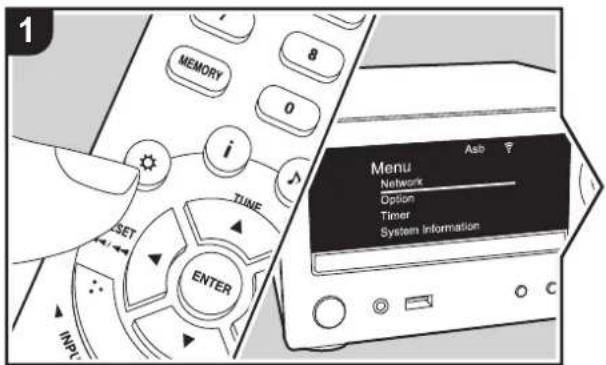ONKYO CSN575 - Impostazione dell'ora - 1