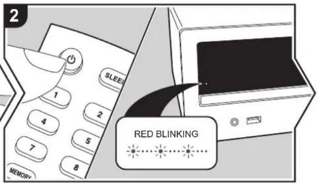 ONKYO CSN575 - Encendido y configuración inicial - 2