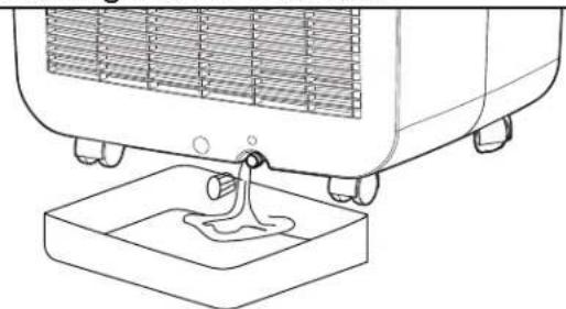 AMANA AMAP081AW - Draining the internal tank - 1