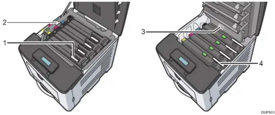 RICOH SP C360DNw - Pa3meueHne haKleek PPEdUnPEXKeEHNE n BHHMAHNE - 1