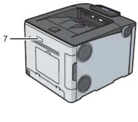 RICOH SP C360DNw - Lokalizacja etykJiet NIEBEZPIECZENSTWO i OSTRZEJEZENIE - 4