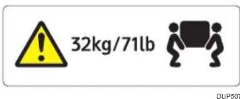 RICOH SP C360DNw - Positionen der Aufkleber und Kennzeichnungen mit der Aufschrift WARNUNG und VORSICH - 11