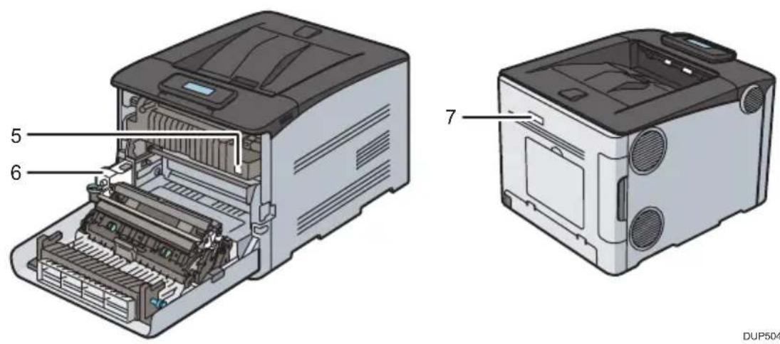 RICOH SP C360DNw - Etiquetas de Segurarça Deste Equipamento - 2