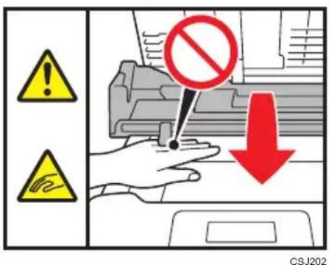 RICOH SP C360DNw - Positions of WARNING and CAUTION labels - 7