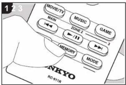 ONKYO TXNR777 - Ajuste del paso de frecuencia: - 2