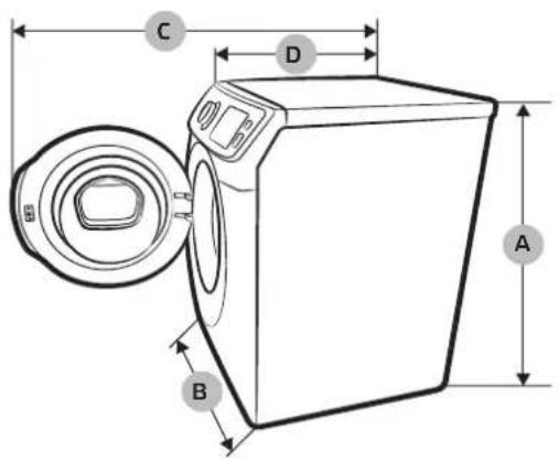 SAMSUNG WF45K6500AW - Fiche technique - 1