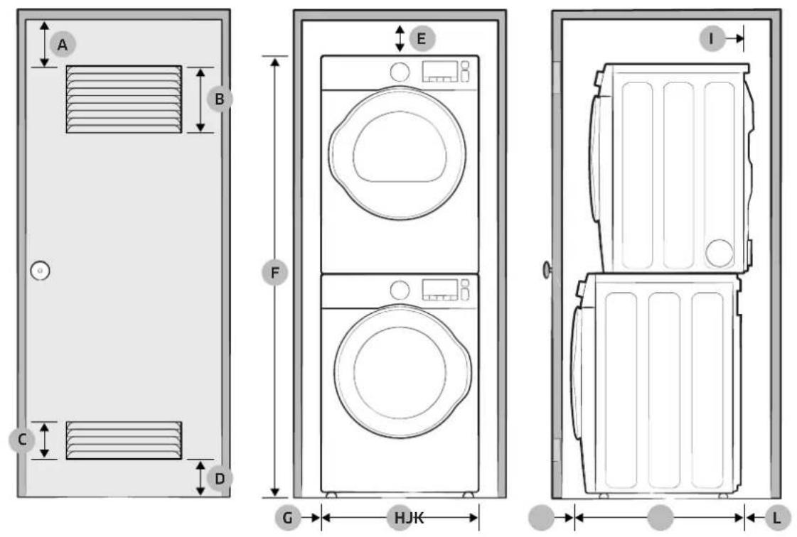 SAMSUNG WF45K6500AW - Installation - 3