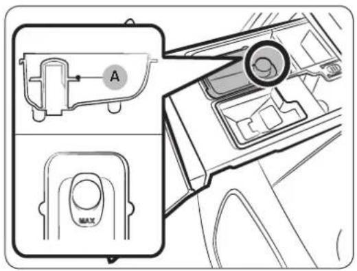 SAMSUNG WF45K6500AW - To add washing agents to the detergent drawer - 1