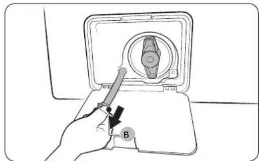 SAMSUNG WF45K6500AW - Vidange d'urgence - 2
