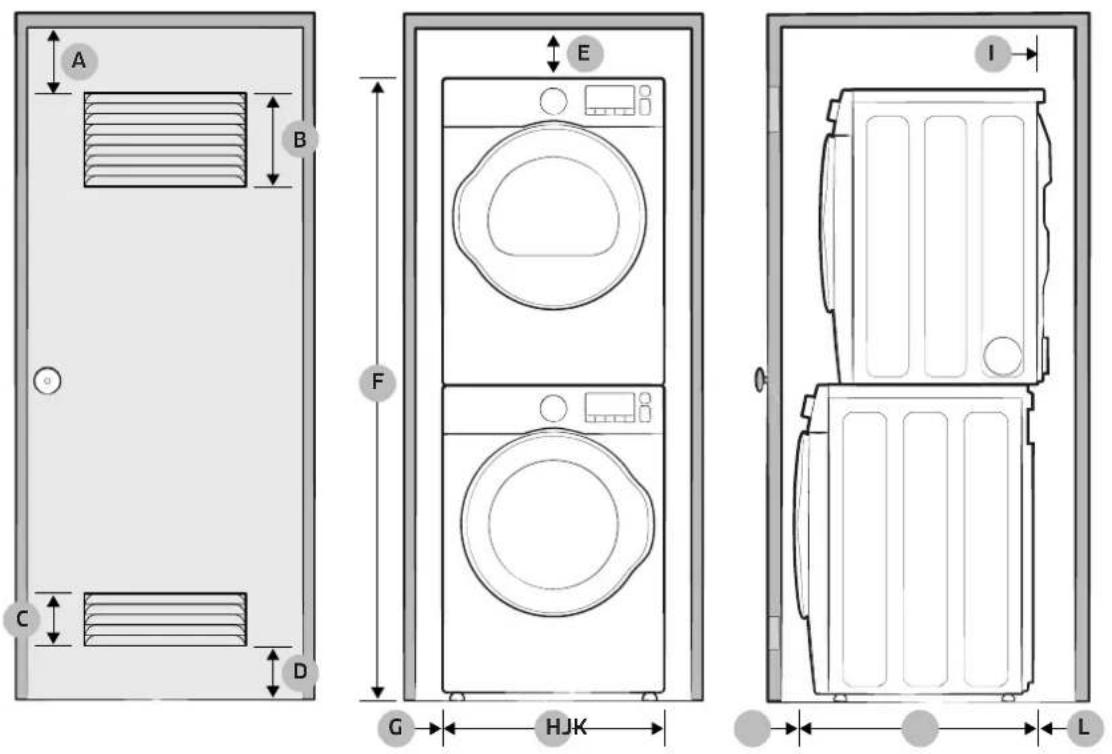 SAMSUNG WF45K6500AW - Installation - 3