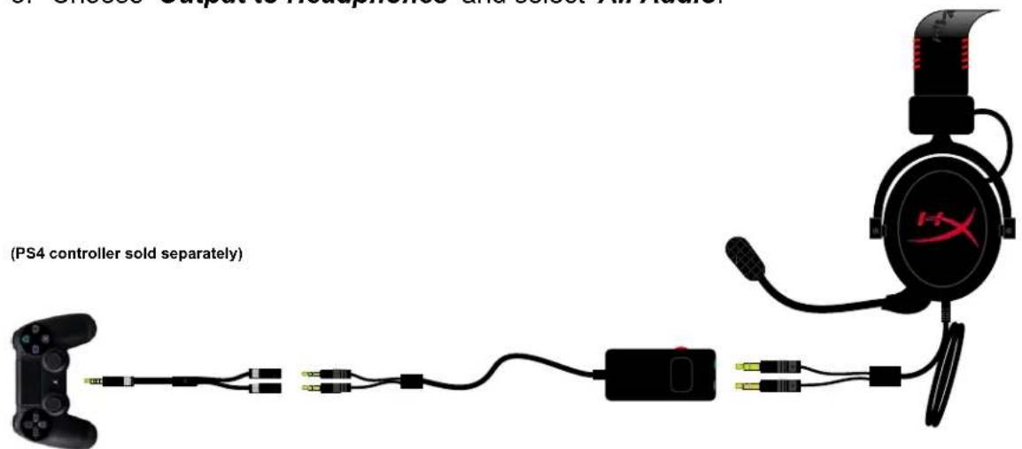 KINGSTON HyperX CloudX - Usage (PlayStation® 4) - 1