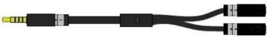 KINGSTON HyperX CloudX - Usage (with Control Box and Headset Splitter Cable) - 1
