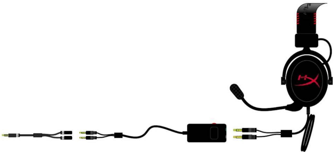 KINGSTON HyperX CloudX - การใช้งาน (กับกล่องควบคุม) - 5