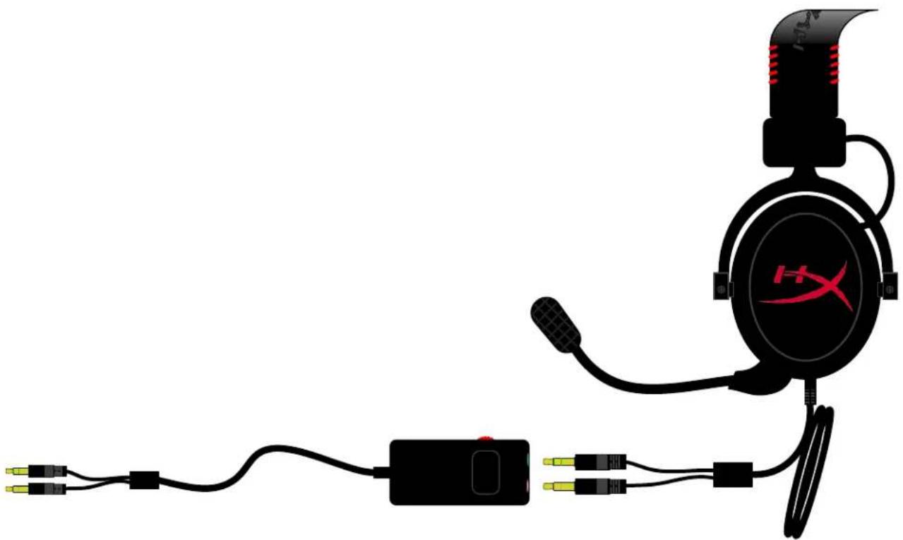 KINGSTON HyperX CloudX - Benutzung (mit Steuerbox) - 2