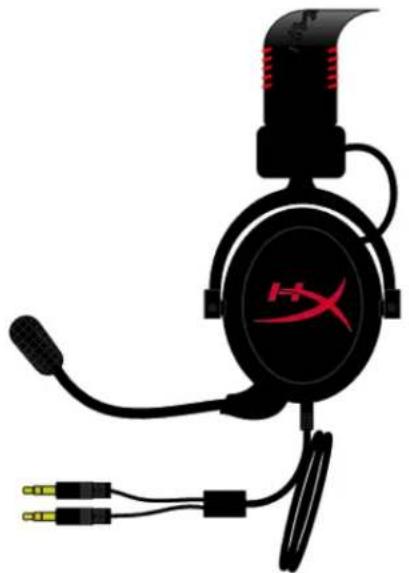 KINGSTON HyperX CloudX - 使用方法 (ダイレクトコネクト) - 1
