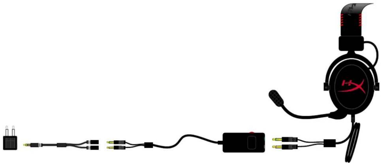 KINGSTON HyperX CloudX - การใช้งาน (กับกล่องควบคุม) - 8
