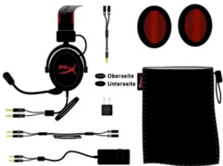 KINGSTON HyperX CloudX - Das ist enthalten: - 1